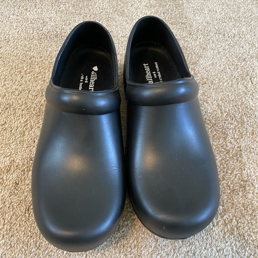 Black clogs